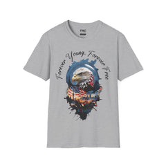 Forever Young Forever Free Tshirt 4th of July Shirt, Gift for 4th Of July, Independence T-Shirt, Patriot Shirt
