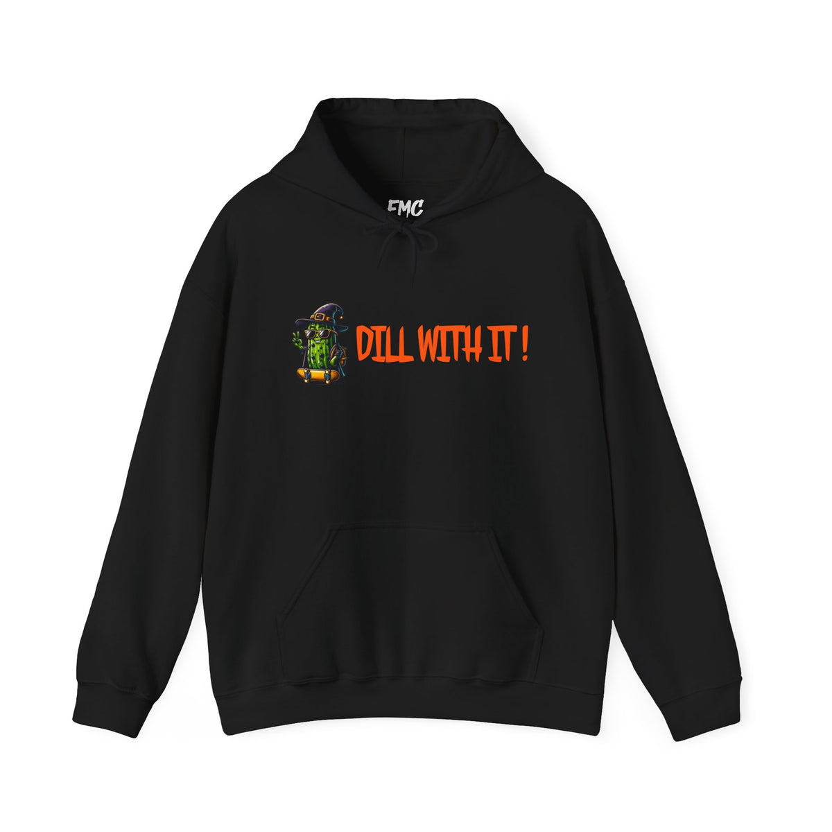 Pickle Adult Hoodie - Dill With It Halloween Adult Hoodie, Funny Pickle Lover Adult Hoodie, Halloween Adult Hoodie, Perfect Halloween Gift