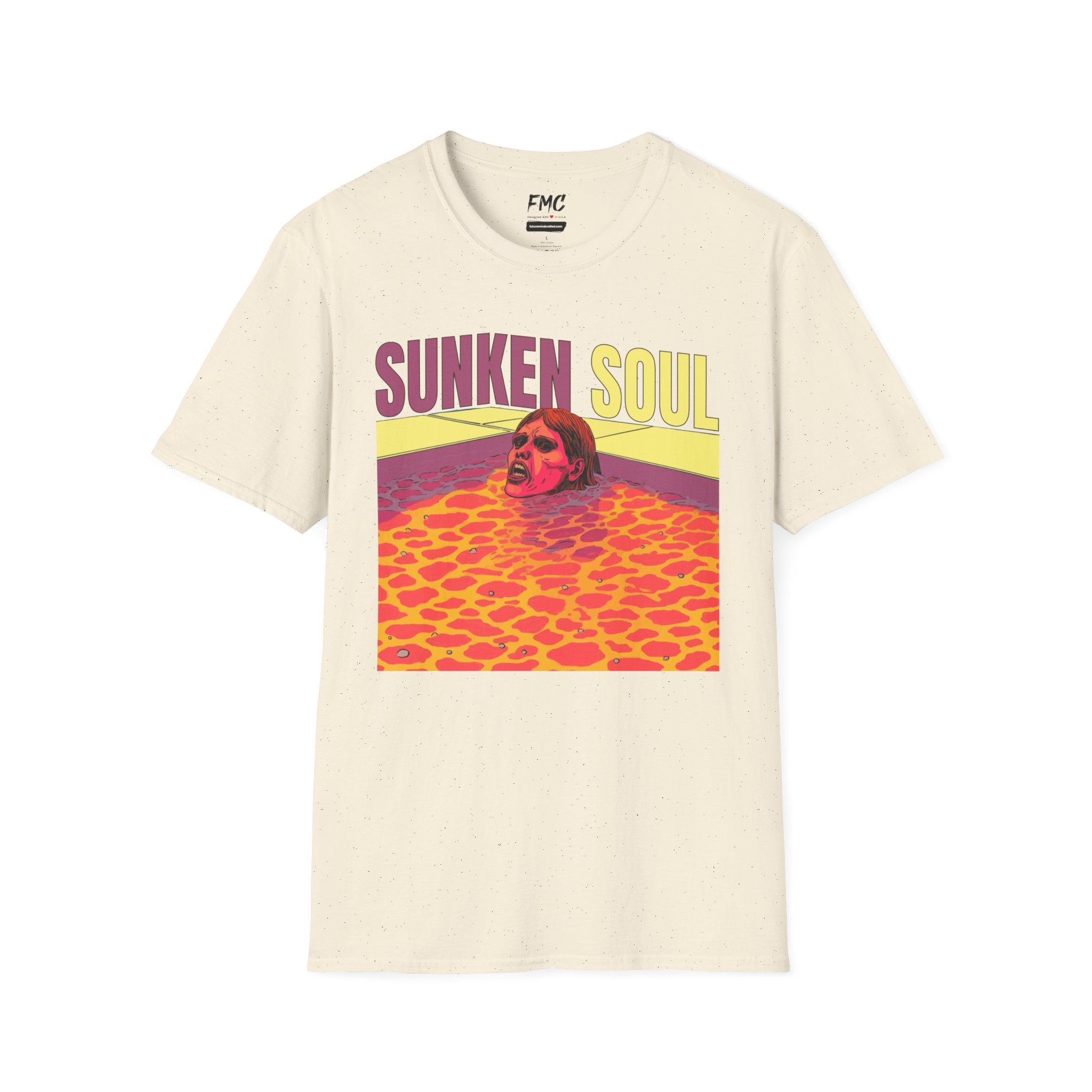 Sunken Soul Shirt - Death Valley Design, Melting in the Pool Unisex Summer Tee, Trendy Beach Shirt, Perfect Summer Beach Outfit, Vacay Shirt