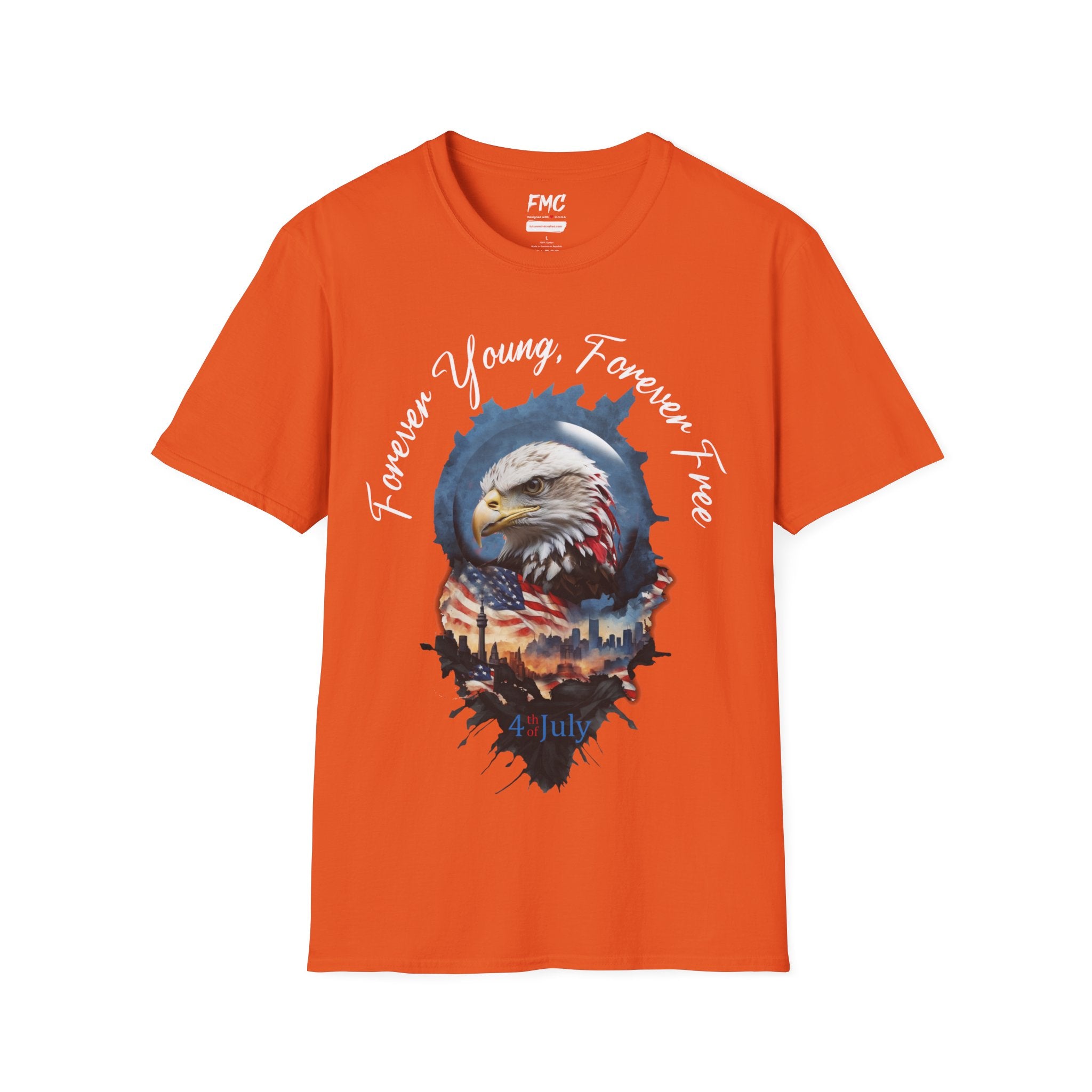 Forever Young Forever Free Tshirt 4th of July Shirt, Gift for 4th Of July, Independence T-Shirt, Patriot Shirt