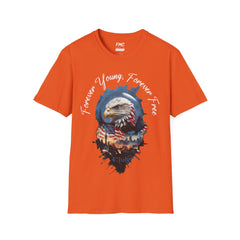 Forever Young Forever Free Tshirt 4th of July Shirt, Gift for 4th Of July, Independence T-Shirt, Patriot Shirt