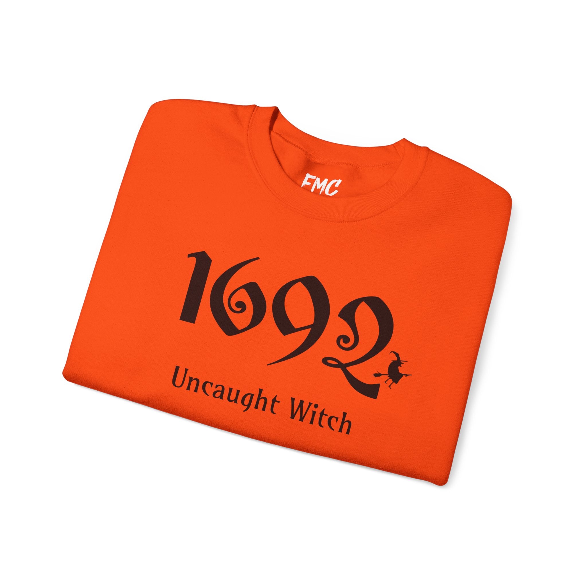 1692 Salem Witch Halloween Adult Sweatshirt - 1692 Uncaught Witch Sweat, 1692 Salem Witch Sweat, Halloween Sweatshirts, Trendy Halloween