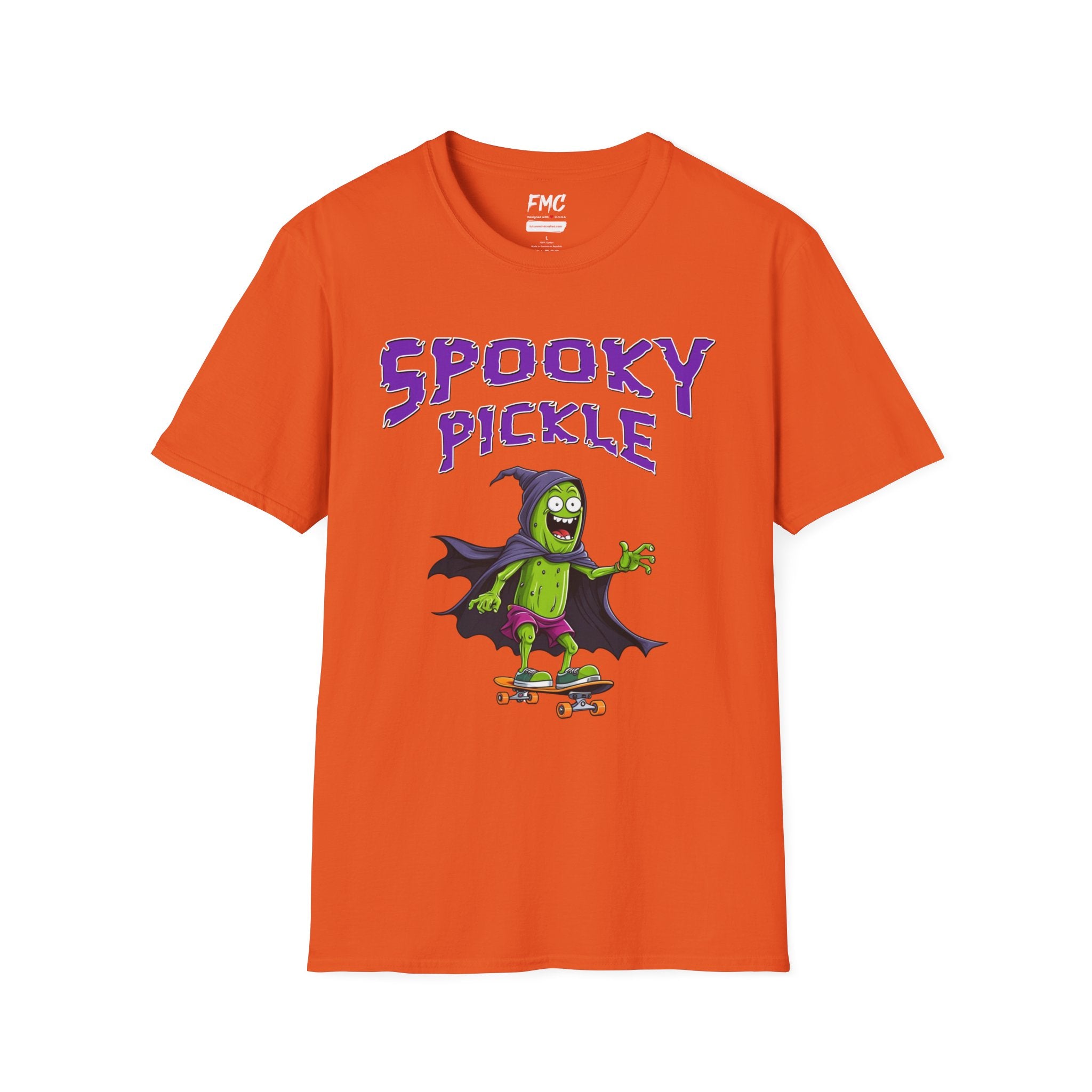 Spooky Pickle Shirt - Funny Pickle Halloween Tee, Trendy Women Halloween Shirt, Perfect for Pickle Lovers, Canning Season, Halloween Gift Secondary image