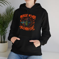 Pickle Adult Hoodie - Pickle Power Halloween Adult Hoodie, Halloween Hour Adult Hoodie for Pickle Lovers, Ideal Halloween Gift