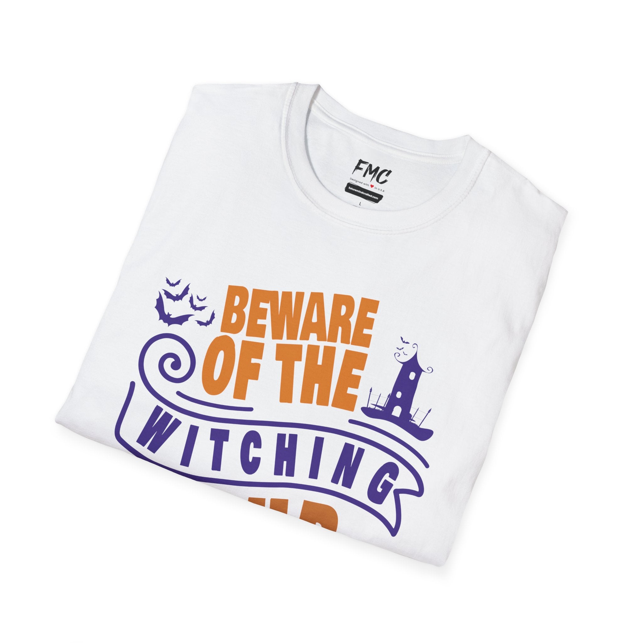 Beware of Witching Hour - Retro Witch Halloween Shirt, Unisex Halloween Sweatshirt, Trendy Men and Women Halloween Shirt, Halloween Apparel