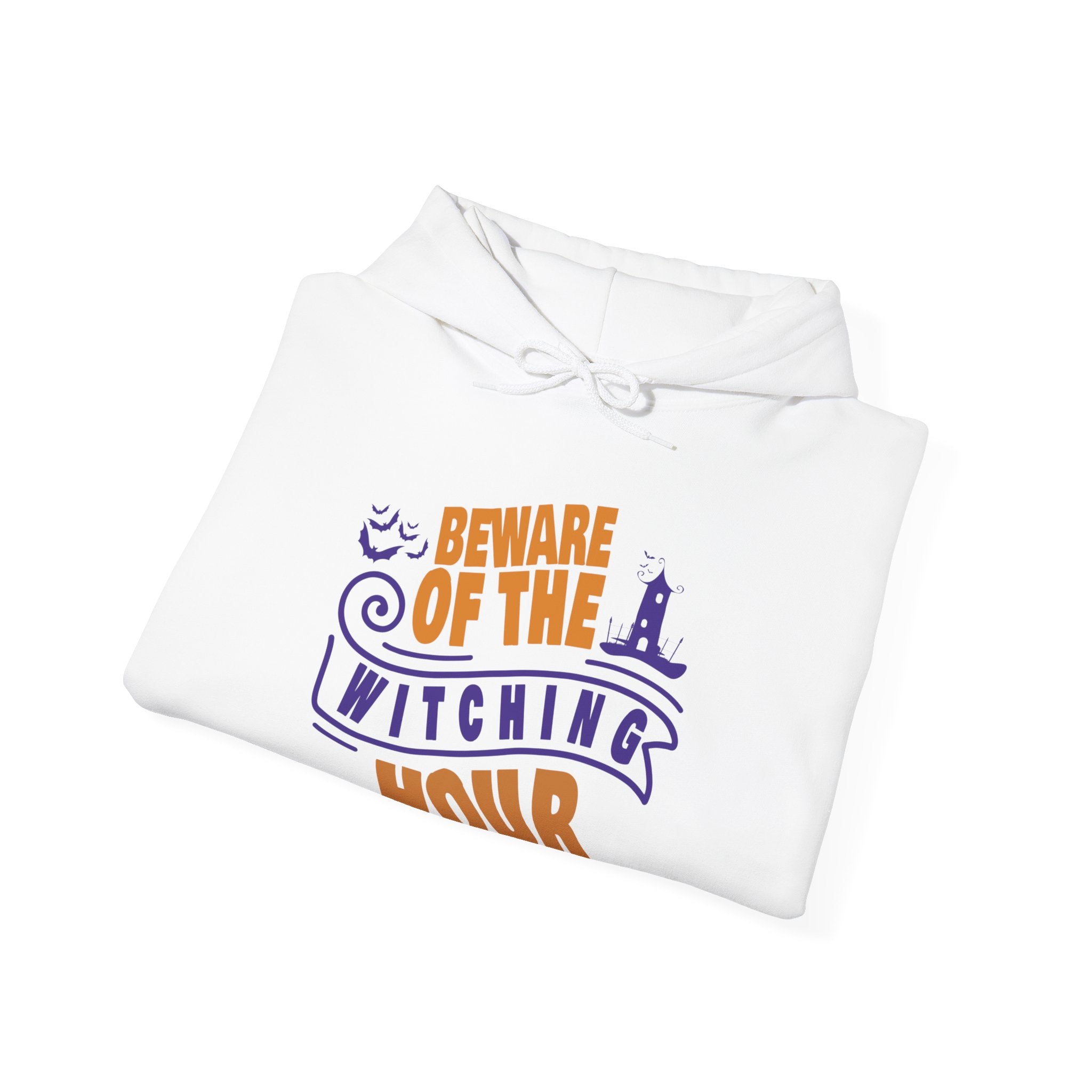 Beware of Witching Hour - Retro Witch Halloween Hoodie, Unisex Halloween Hoodie, Trendy Men and Women Halloween Hoodie, Halloween Apparel