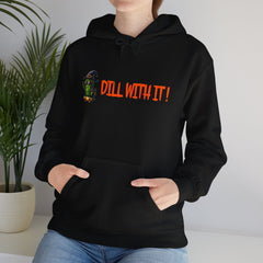 Pickle Adult Hoodie - Dill With It Halloween Adult Hoodie, Funny Pickle Lover Adult Hoodie, Halloween Adult Hoodie, Perfect Halloween Gift