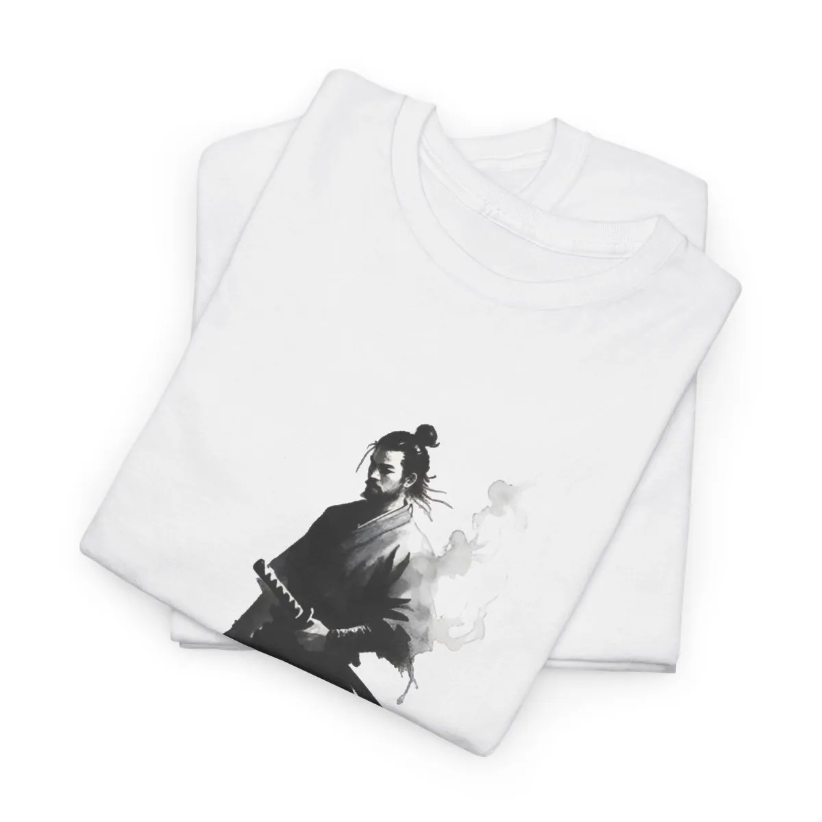 The Silent Ronin | Modern Japanese Sumi-e Ink T-Shirt — image 3