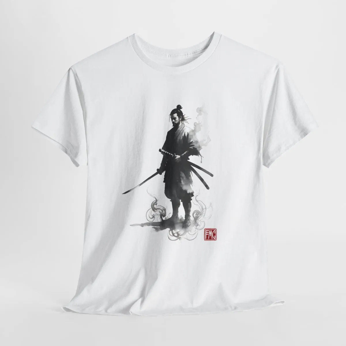 The Silent Ronin | Modern Japanese Sumi-e Ink T-Shirt — image 4