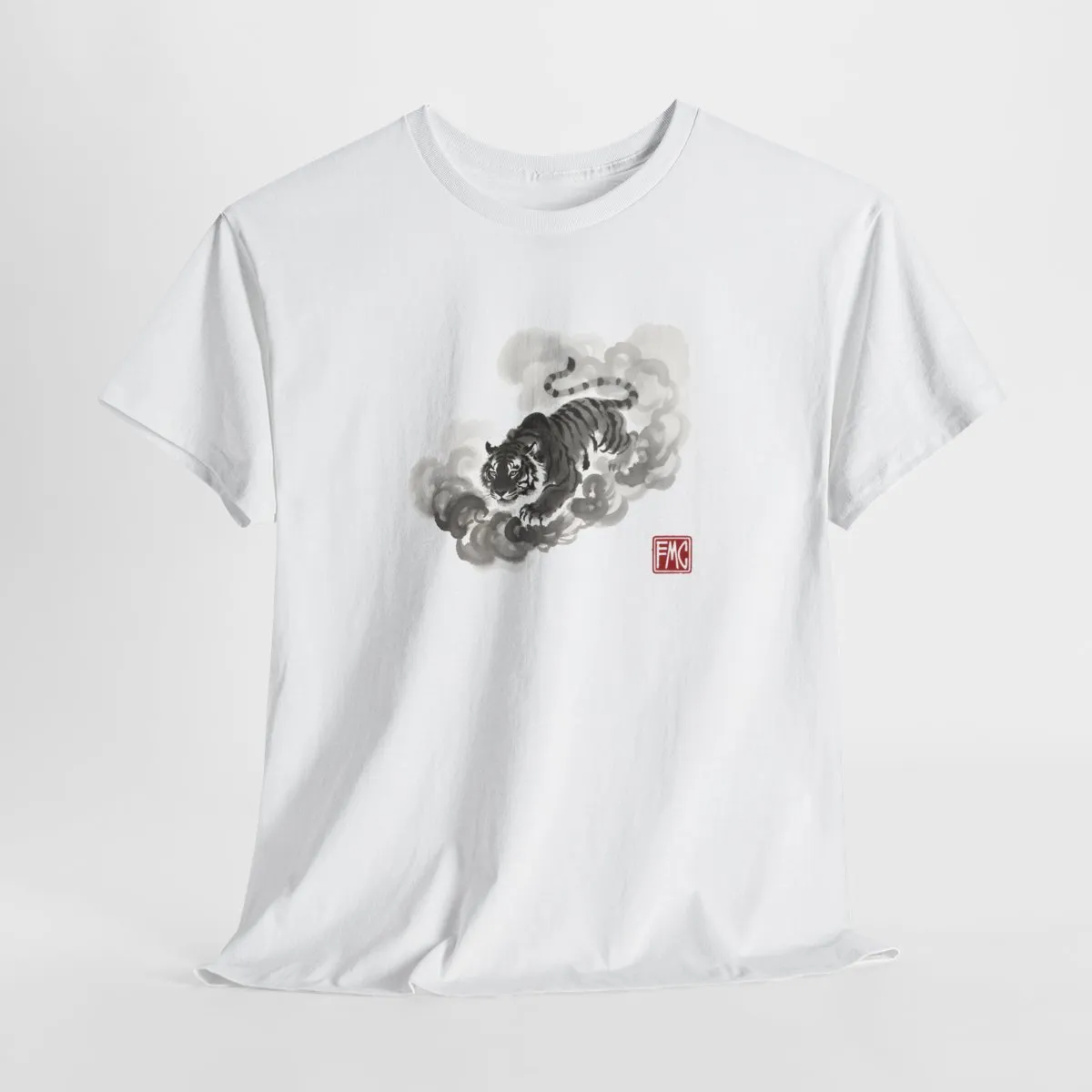 The Ink Tiger | Modern Japanese Sumi-e Ink T-Shirt — image 5